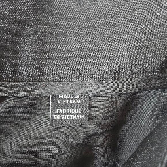 Oobe Black Straight Leg Dress Career Pants Size 4/29 - Picture 4 of 8